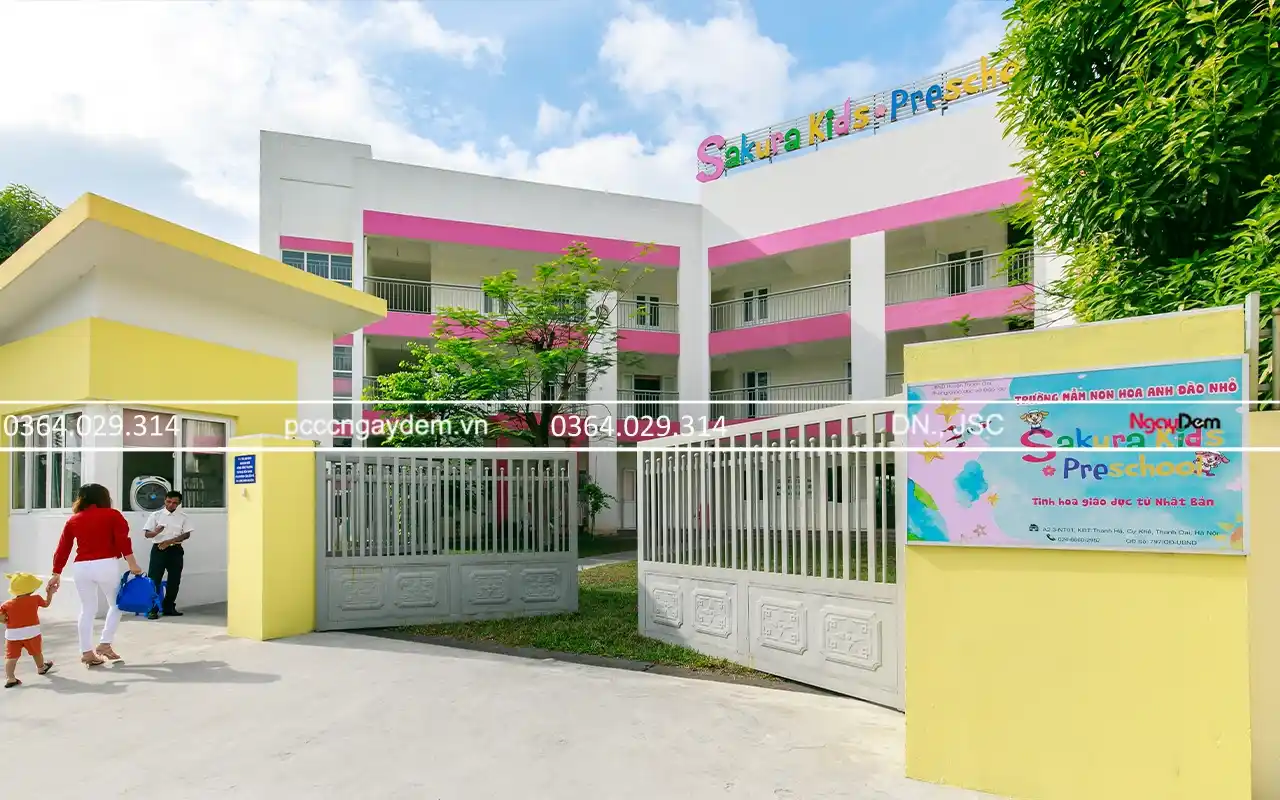 Dự án bảo trì PCCC cho trường mầm non Sakura Kids Thanh Hà