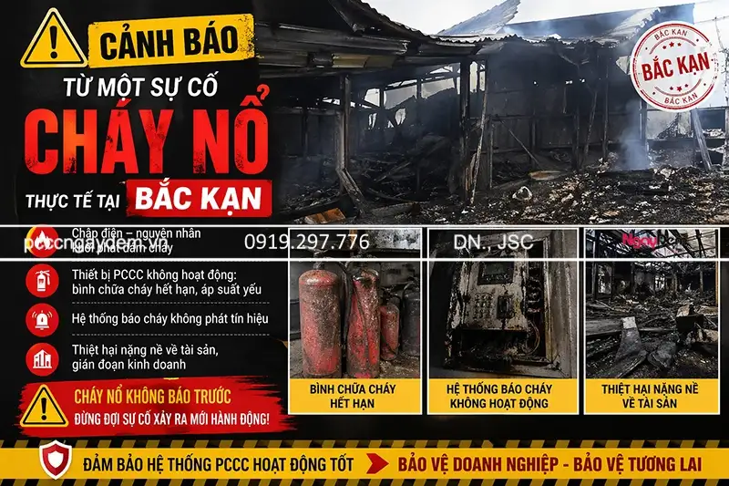 Cháy nổ tại Bắc Kạn - Nguy cơ tiềm ẩn cao