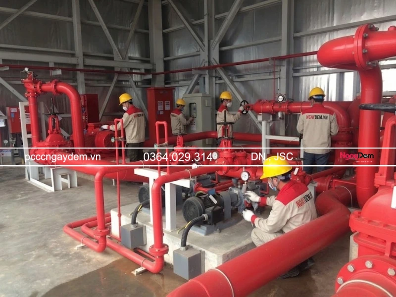 bảo dưỡng hệ thống chữa cháy bằng bọt