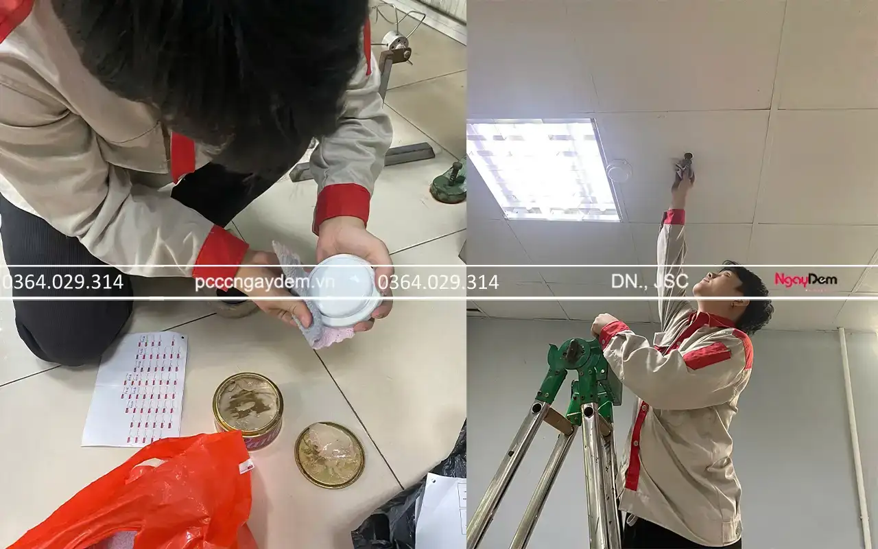 PCCC Ngày Đêm Hoàn thiện bảo dưỡng hệ thống PCCC công ty MANUFACTURING