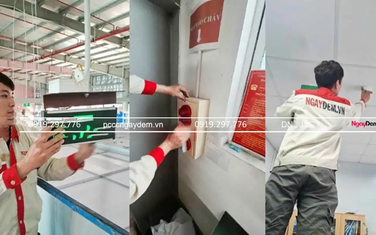 hệ thống báo cháy được kiểm tra và vệ sinh đầy đủ - bảo trì pccc cho bệnh viên quân y 354
