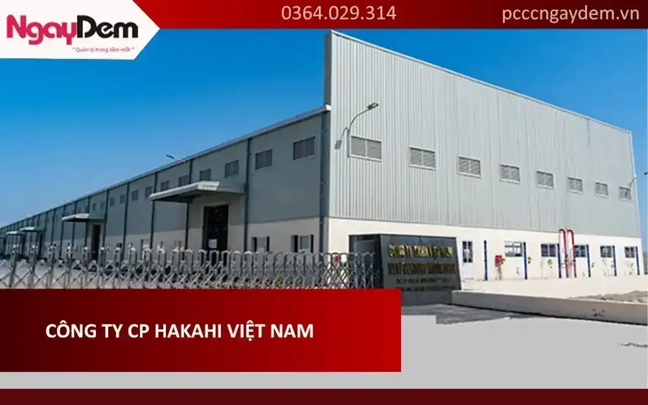 Dự án bảo dưỡng PCCC Công ty CP HAKAHI VIỆT NAM