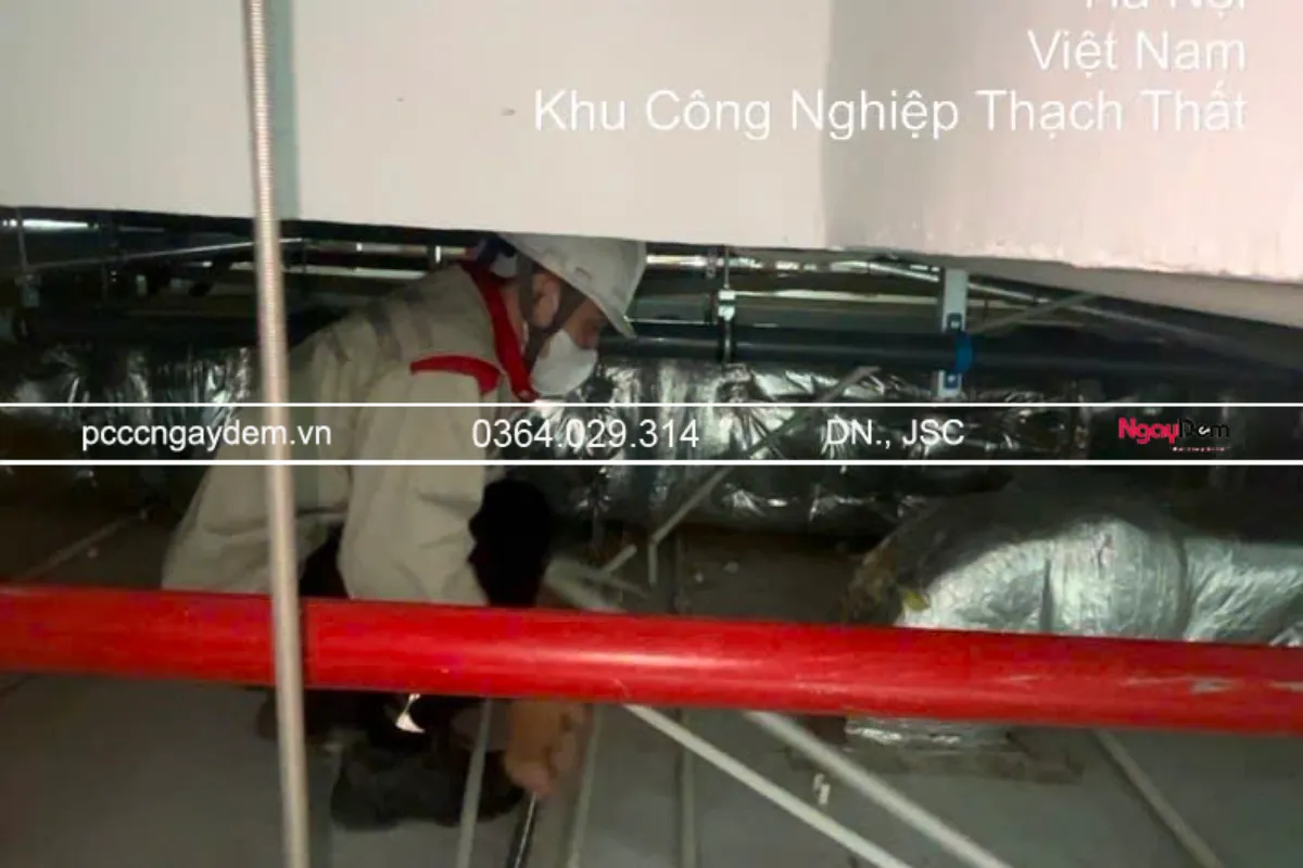 Hoàn thiện dự án bảo trì PCCC cho nhà máy Meiko