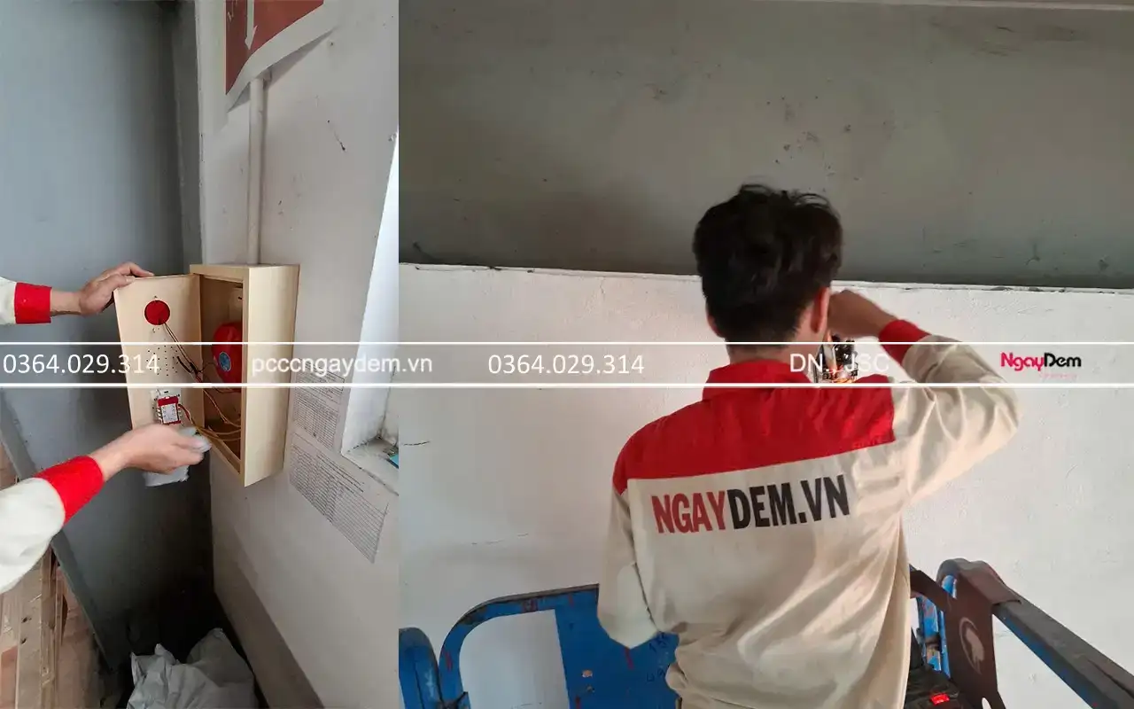 PCCC Ngày Đêm Hoàn thiện bảo dưỡng hệ thống PCCC công ty MANUFACTURING
