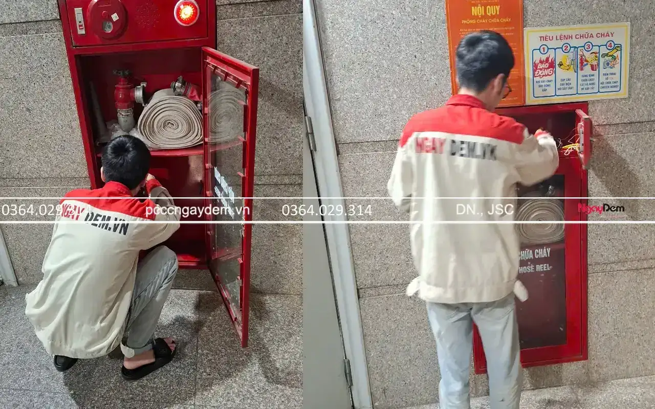 PCCC Ngày Đêm Hoàn thiện bảo dưỡng hệ thống PCCC công ty MANUFACTURING