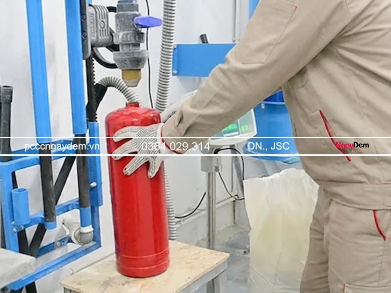 nhà thầu uy tín nạp bình chữa cháy khí co2