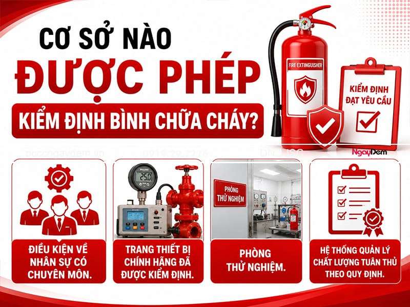 Cơ sở nào có thẩm quyền kiểm định thiết bị PCCC Quy định về việc kiểm định thiết bị PCCC