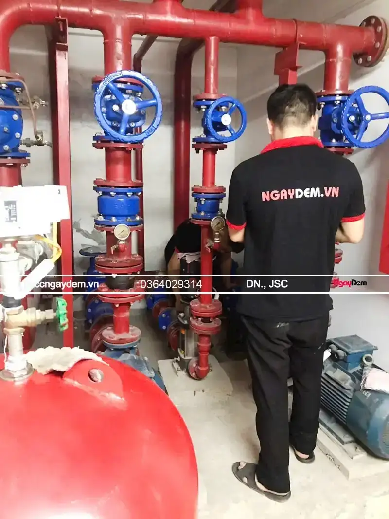 Sửa chữa PCCC bệnh viện Nam Lương Sơn - hạng mục hệ thống phòng bơm chữa cháy Sửa chữa PCCC bệnh viện Nam Lương Sơn - hạng mục hệ thống phòng bơm chữa cháy