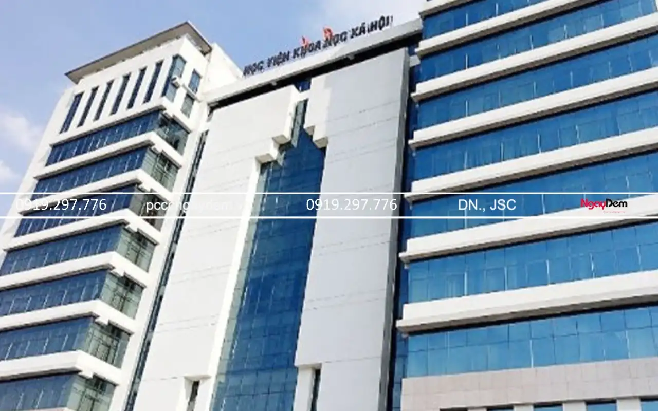 PCCC Ngày Đêm sửa chữa hệ thống PCCC Học viện Khoa học xã hội