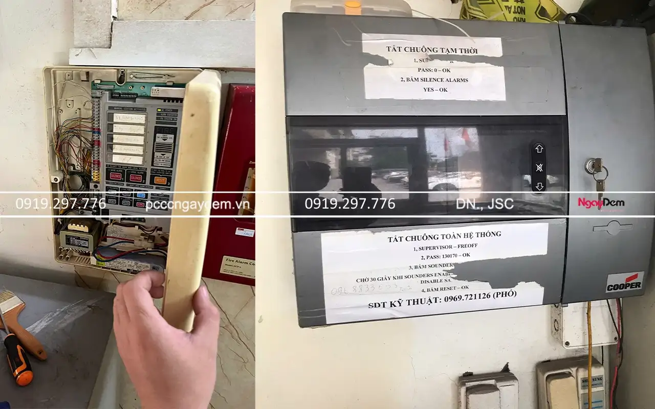 PCCC Ngày Đêm sửa chữa hệ thống PCCC Học viện Khoa học xã hội