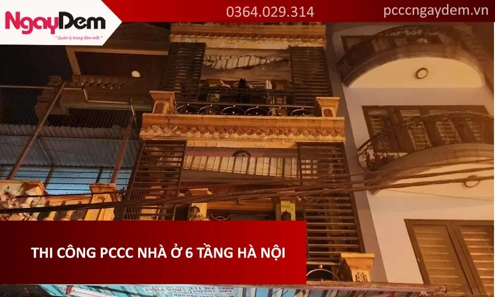 Hoàn thiện dự án thi công lắp đặt PCCC cho nhà ở 6 tầng