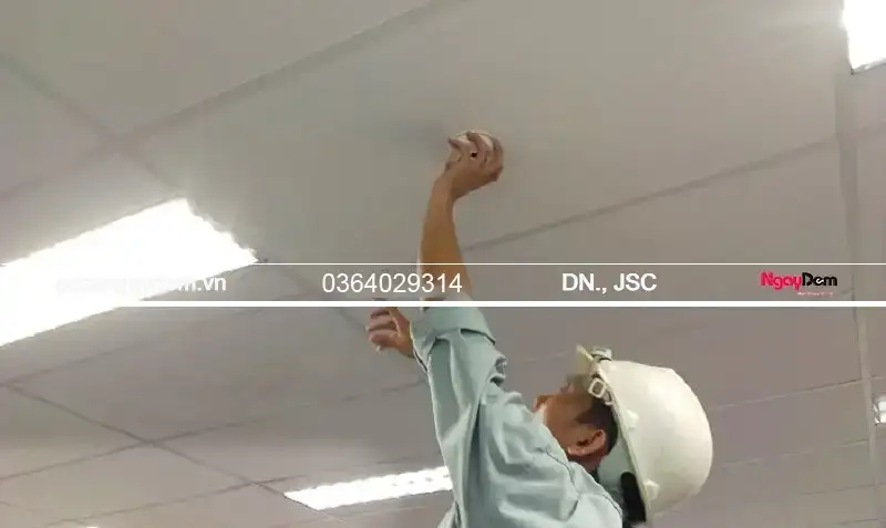 Kỹ thuật thực hiện lắp đặt đầu báo