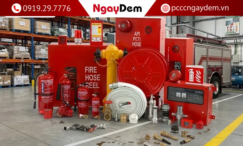 Thiết bị PCCC nhà xưởng cần trang bị và bảo dưỡng định kì