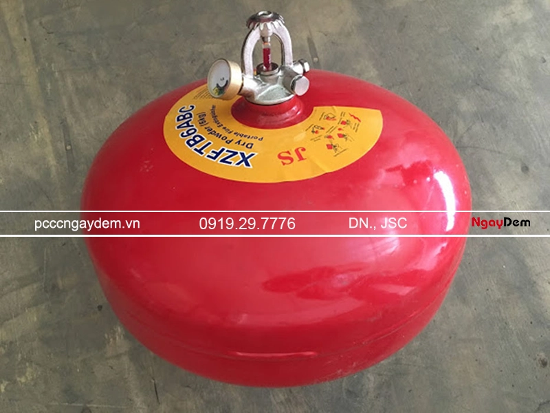 Top các loại bình cầu chữa cháy phổ biến nhất hiện nay | Nên chọn bình bột ABC hay bình tự động