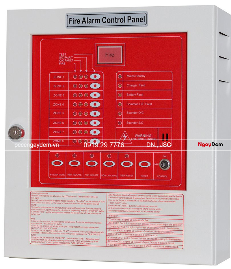 Tủ trung tâm báo cháy | Tất tần tật thông tin phải biết để chọn đúng