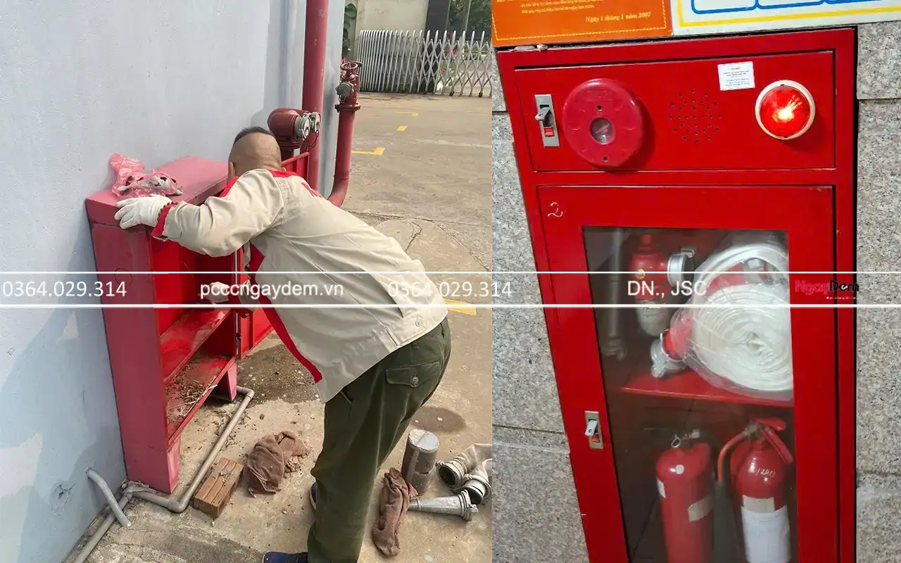 PCCC Ngày Đêm Hoàn thiện bảo dưỡng hệ thống PCCC công ty MANUFACTURING