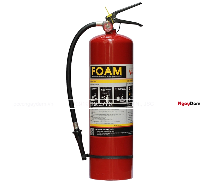 Bảo dưỡng bình chữa cháy Foam: Kiểm tra, nạp sạc hoặc thay mới?