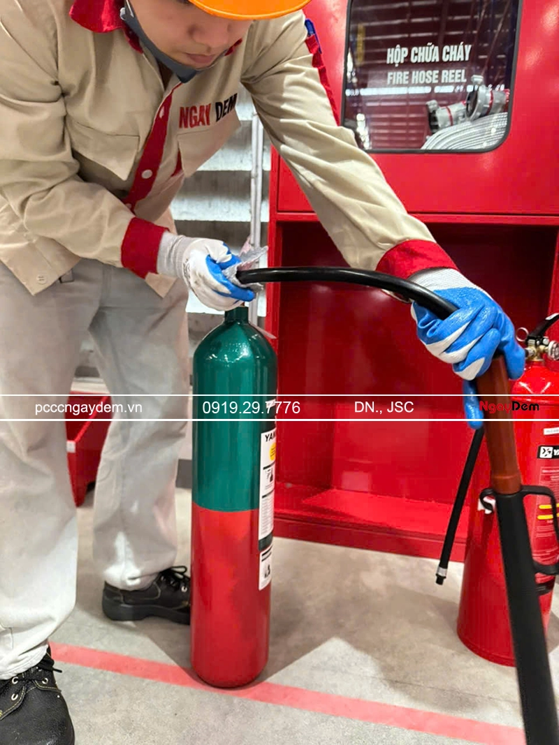 Bảo dưỡng bình chữa cháy khí uy tín, chuyên nghiệp, giá rẻ