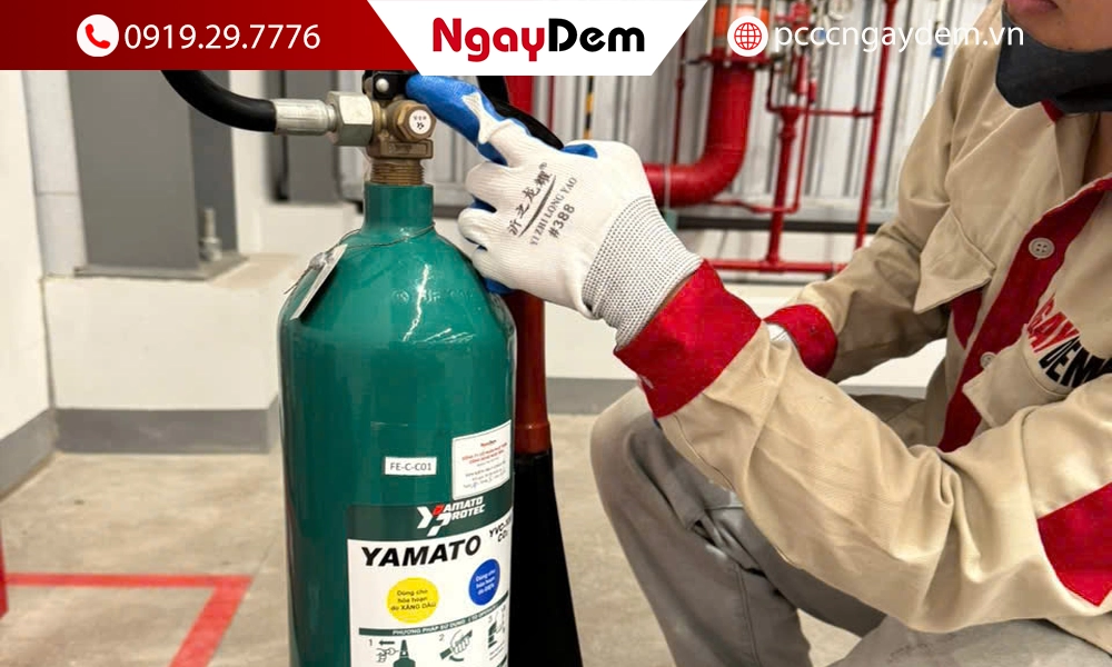 Bảo dưỡng bình chữa cháy khí uy tín, chuyên nghiệp, giá rẻ