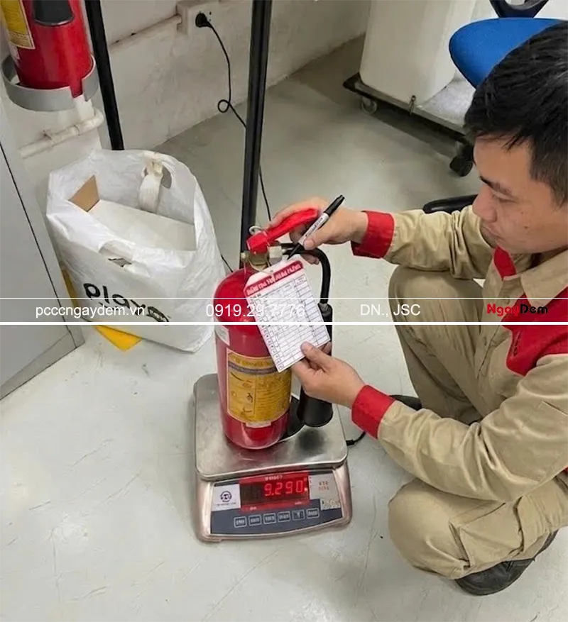 Bảo dưỡng bình chữa cháy tại Quận Ba Đình: Kiểm tra, nạp sạc giá tốt