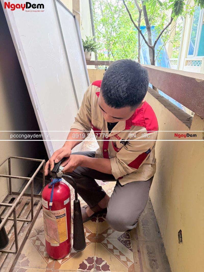 Bảo dưỡng bình chữa cháy Ba Đình