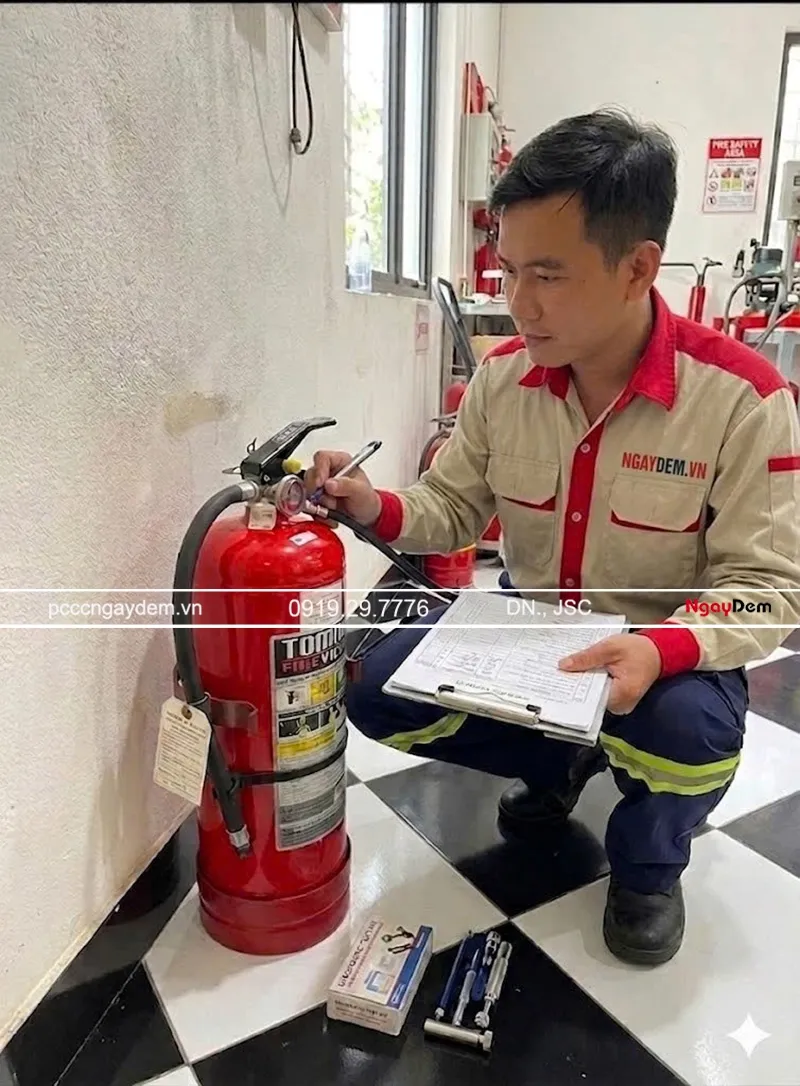 Bảo dưỡng bình chữa cháy tại Hà Nội uy tín | Có mặt ngay