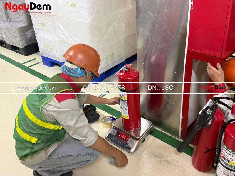 Bảo dưỡng bình chữa cháy tại Hà Nội