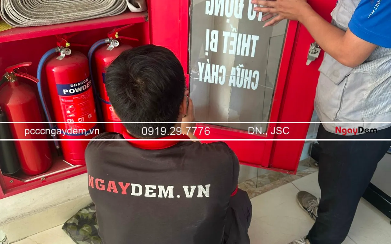 Bảo dưỡng bình chữa cháy cho chung cư