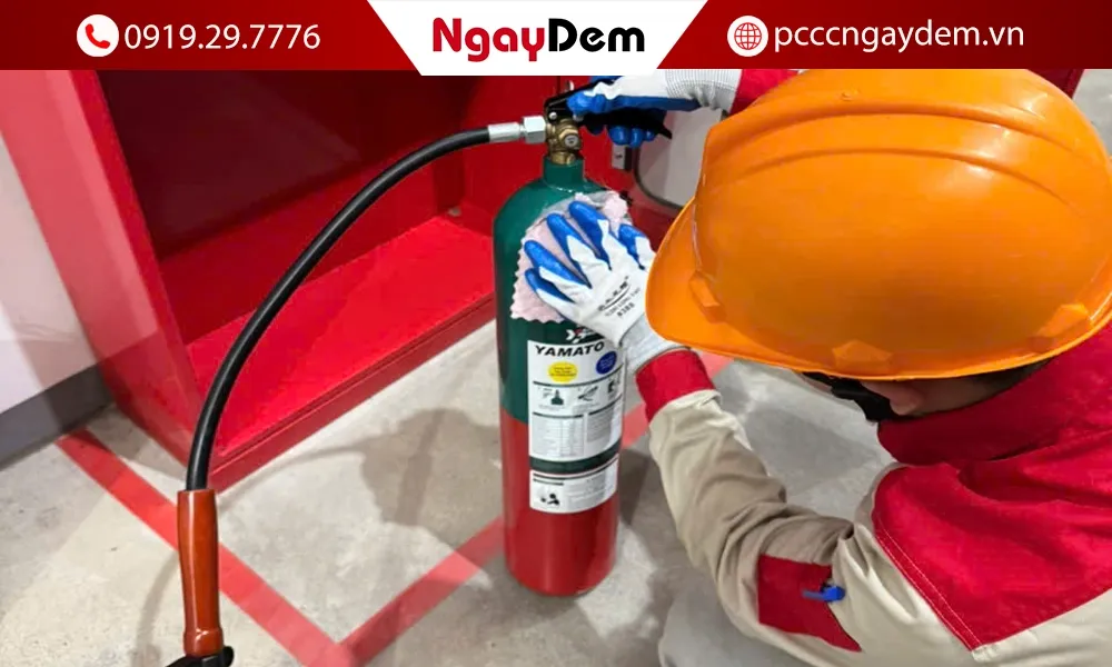 Bảo dưỡng bình chữa cháy Yamato định kỳ, giá tốt nhất