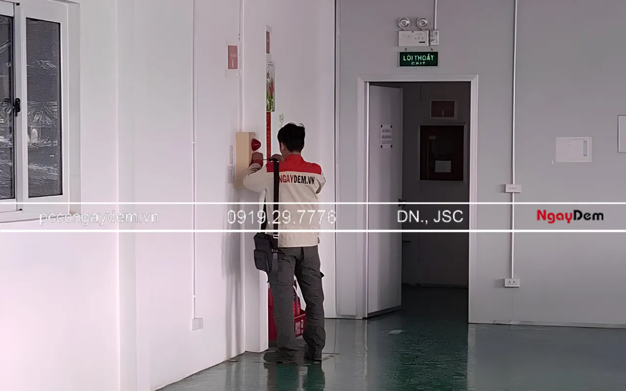 Bảo dưỡng PCCC cho nhà xưởng tại KCN Yên Dũng Bắc Giang