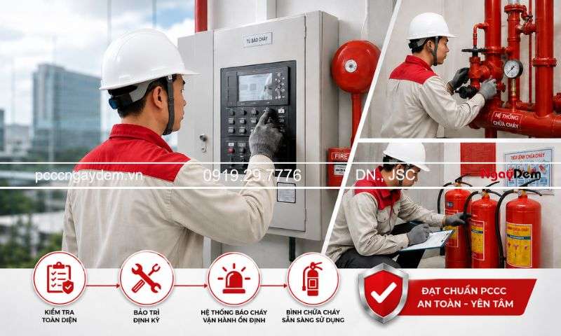 Đơn vị bảo dưỡng PCCC tại Đống Đa đạt chuẩn, báo giá minh bạch bảo dưỡng pccc đống đa