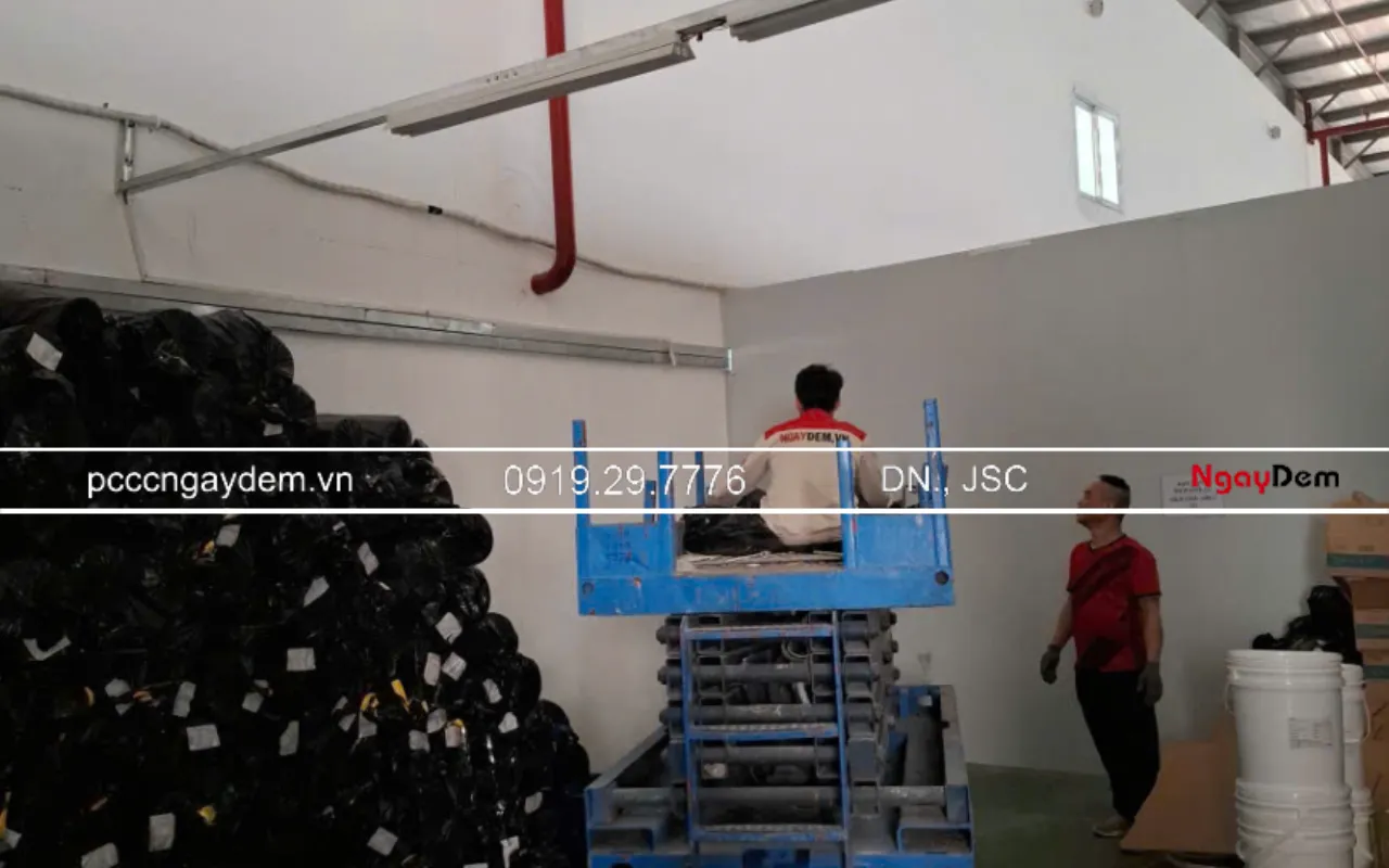 Bảo dưỡng PCCC cho nhà xưởng tại KCN Yên Dũng Bắc Giang