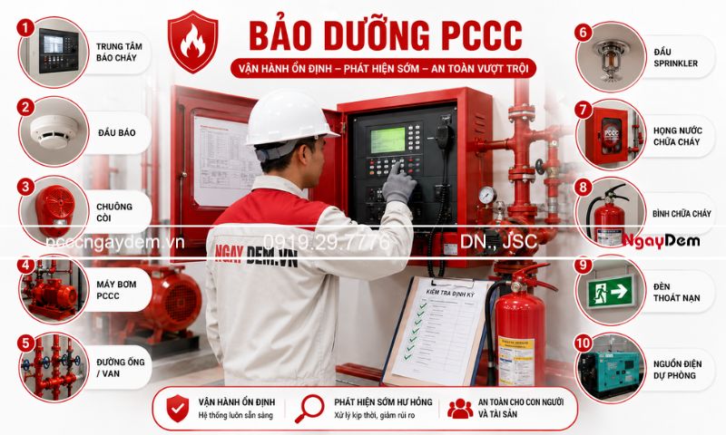 bảo dưỡng pccc tại bắc từ liêm