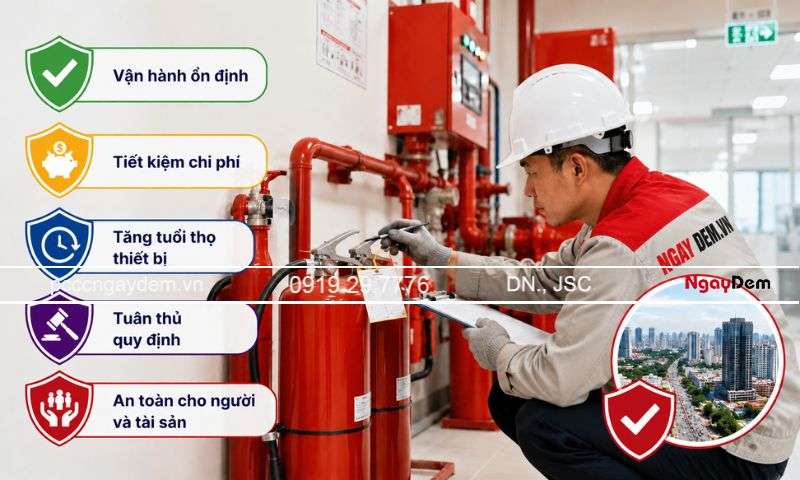 Kiểm tra & Bảo trì - bảo dưỡng PCCC tại Cầu Giấy giá tốt 24/7 bảo dưỡng pccc cầu giấy