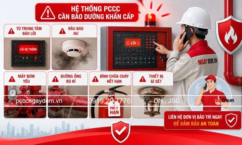 Bảo dưỡng PCCC tại Long Biên