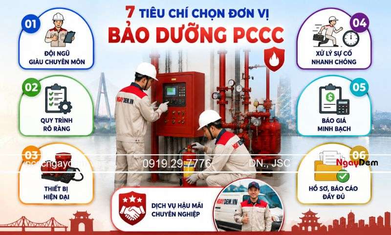 Bảo dưỡng PCCC tại Long Biên