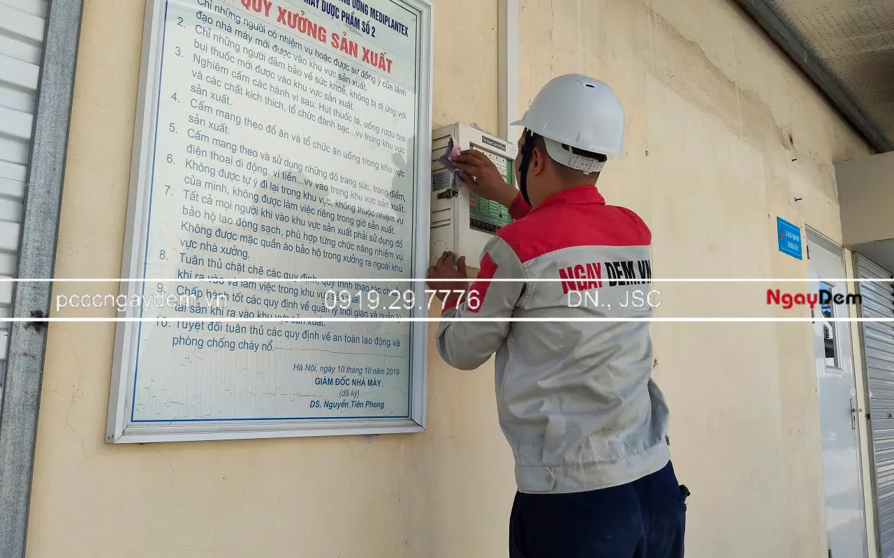  Dự án bảo dưỡng PCCC cho Mediplantex