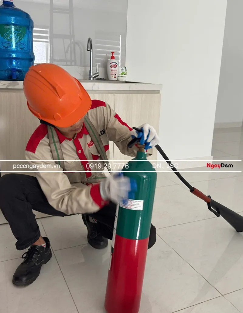 Kiểm tra, bảo dưỡng bình chữa cháy tại Hà Đông giá tốt