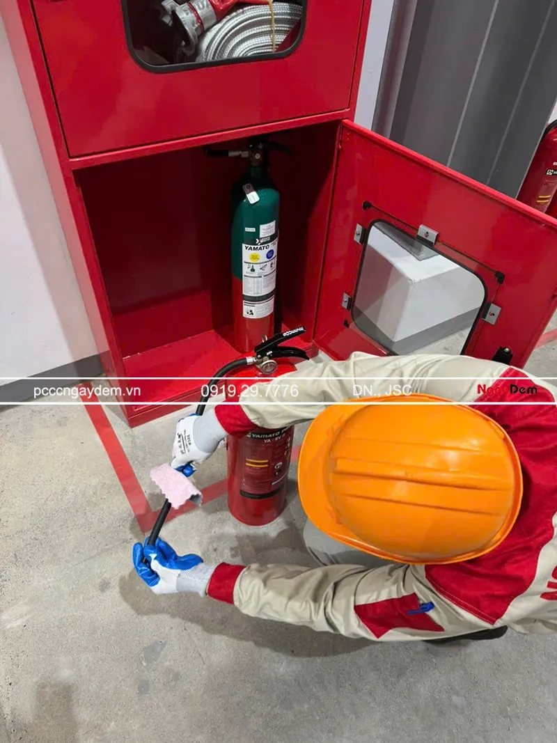 Kiểm tra, bảo dưỡng bình chữa cháy tại Hà Đông giá tốt