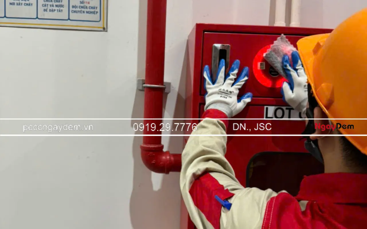 PCCC Ngày Đêm bảo dưỡng tủ PCCC