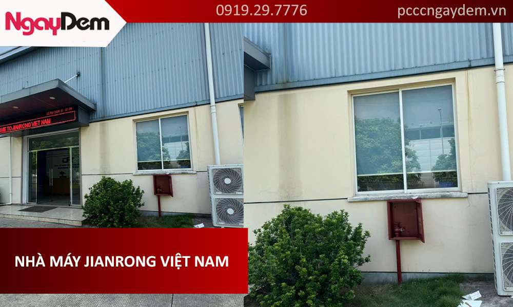 Dự án bảo dưỡng hệ thống PCCC nhà máy Jianrong Việt Nam