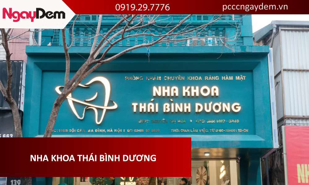 Dự án bảo dưỡng PCCC Nha khoa Thái Bình Dương