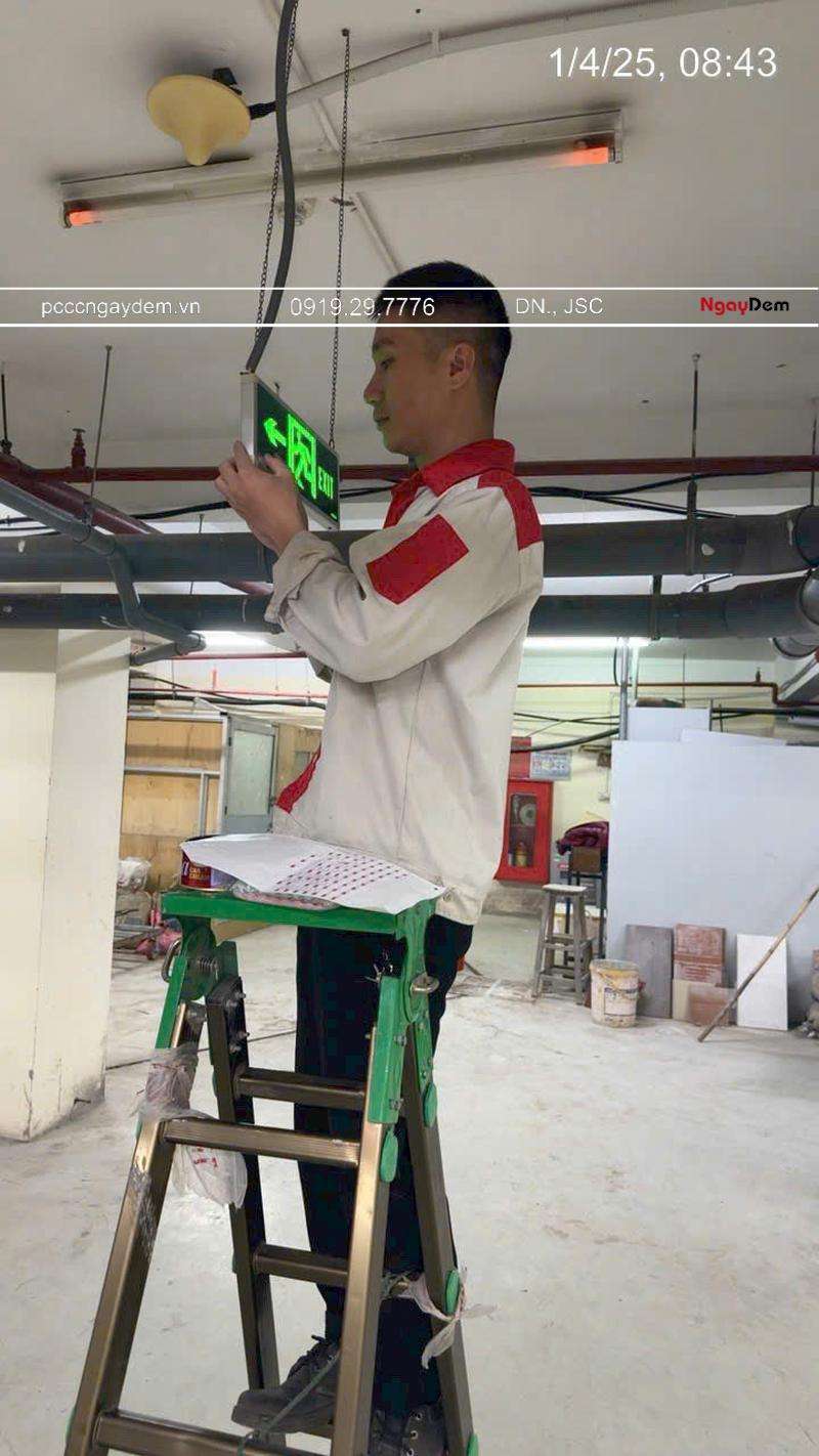 Công tác bảo trì, kiểm tra đèn Exit, đèn chiếu sáng sự cố