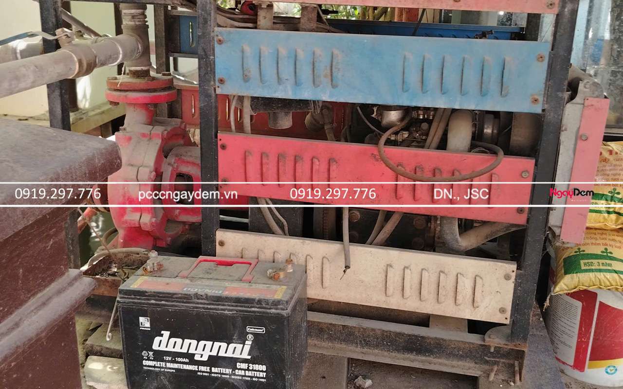 Hệ thống bơm chữa cháy, đường ống rỉ, máy chạy kém Dự án bảo trì hệ thống PCCC nhà máy Sơn Kova