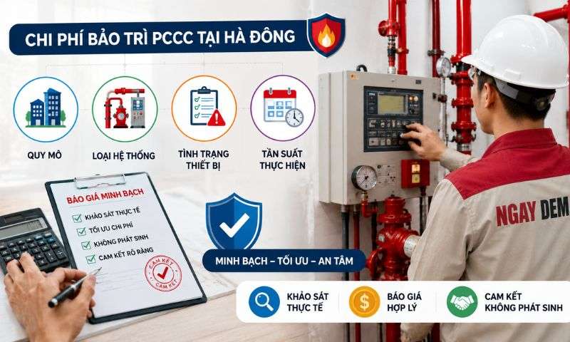 Bảo dưỡng - Bảo trì PCCC Hà Đông, Hà Nội 24/7 uy tín, giá rẻ bảo trì pccc hà đông