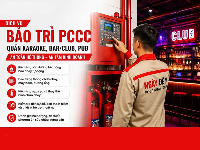 bảo trì pccc quán karaoke