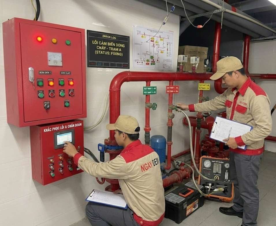Quy trình bảo trì hệ thống PCCC