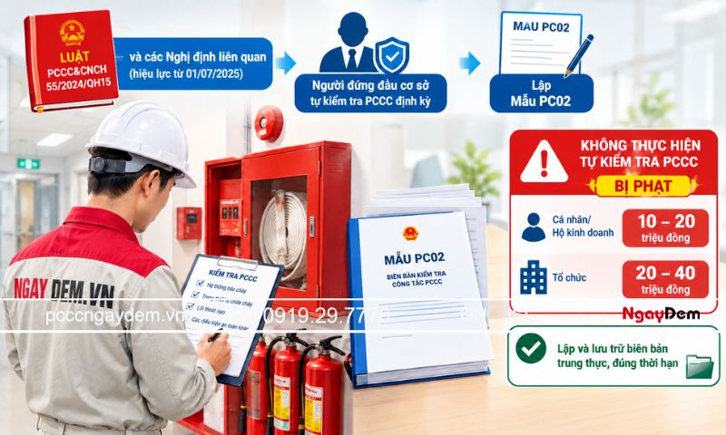 Các quy định pháp lý về tự kiểm tra PCCC