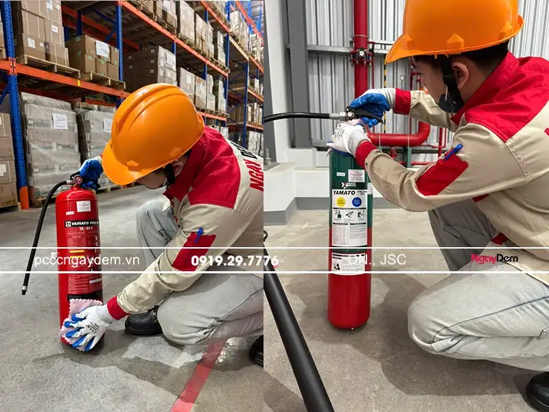 Bình chữa cháy co2 dùng để chữa đám cháy nào