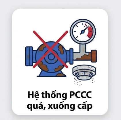 hệ thống pccc bị lỗi